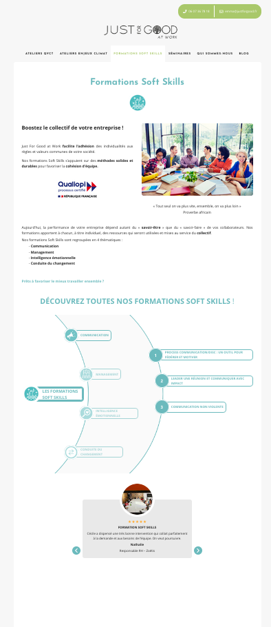 Page Formations Soft Skills Just For Good at Work